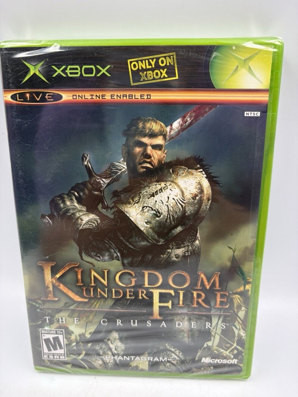 NEW SEALED Kingdom Under Fire: The Crusaders 2004 Microsoft Xbox Video Game